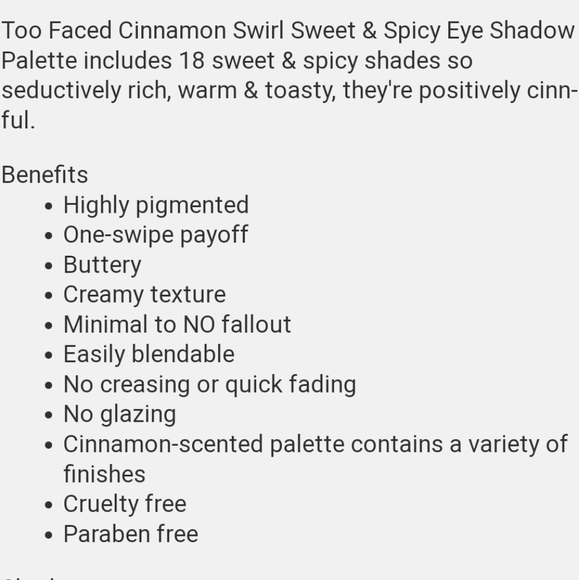 Too Faced Palette - Picture 15 of 16